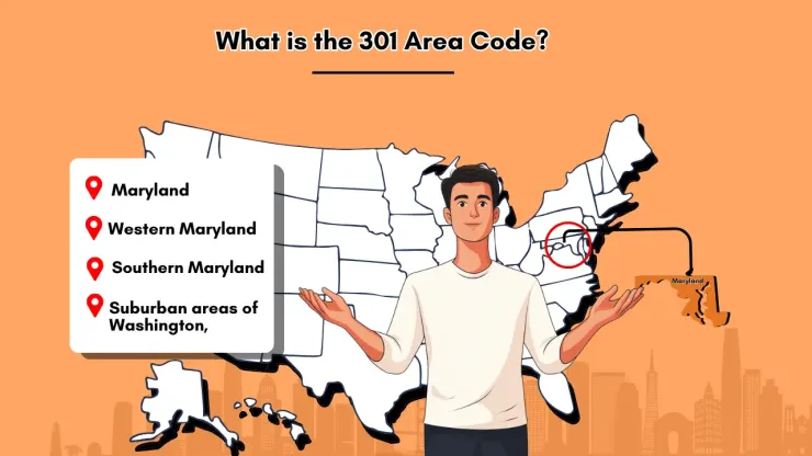 What is the 301 Area Code