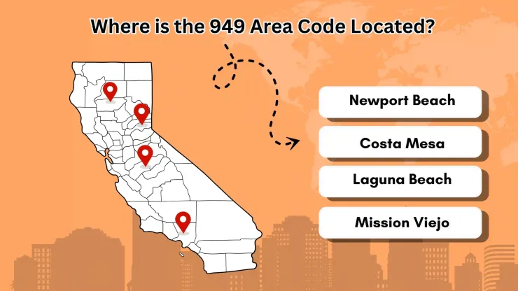 Where is the 949 Area Code Located