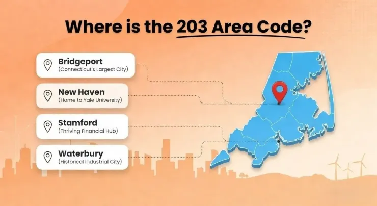 Location of 203 Area