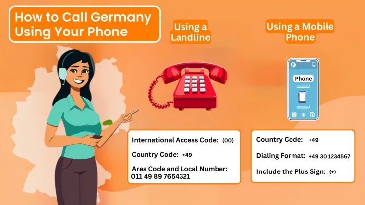 how to call germany using your phone