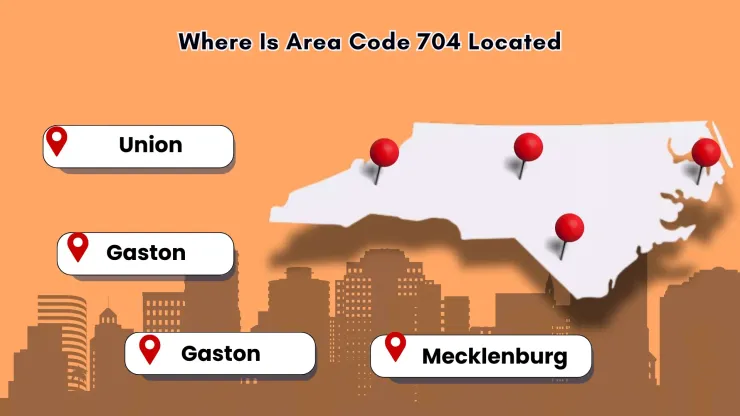 Where Is Area Code 704 Located
