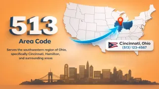 Get a 513 Area Code Number in 2026 | Virtual Business Lines