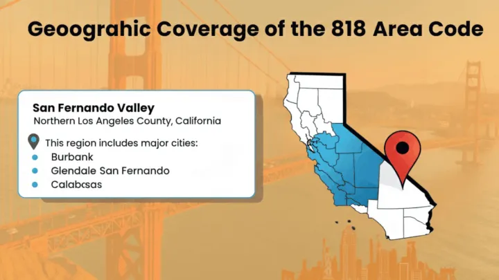 818 Coverage Area