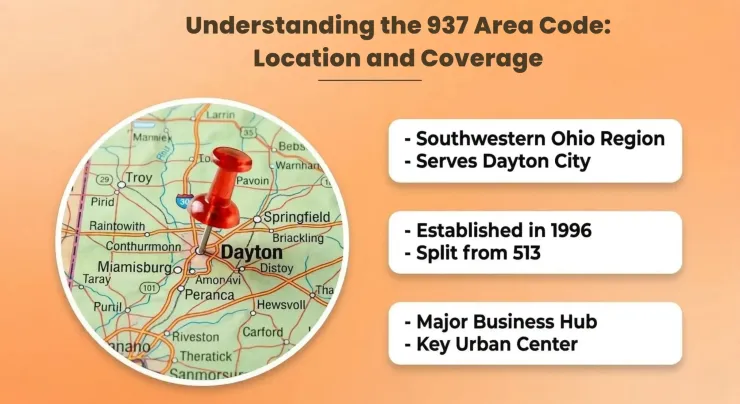 937 Area Code Location