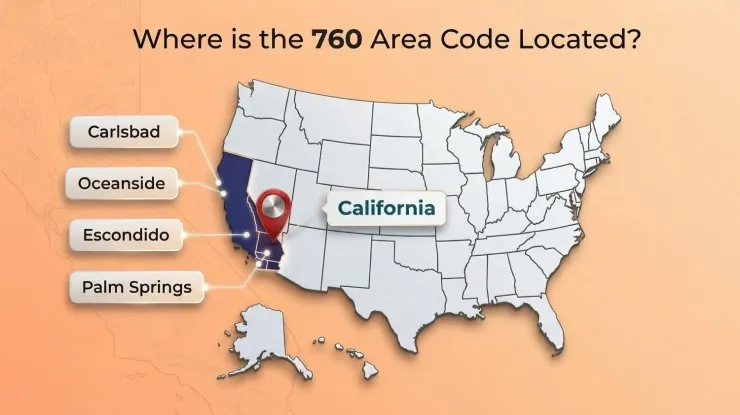 760 Area Code Location